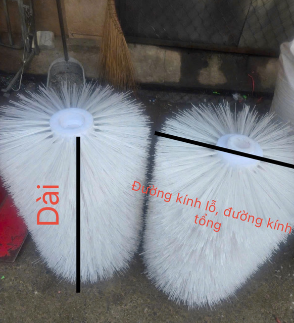 Gia công chổi cước theo yêu cầu kích thước lớn hơn 1 mét
