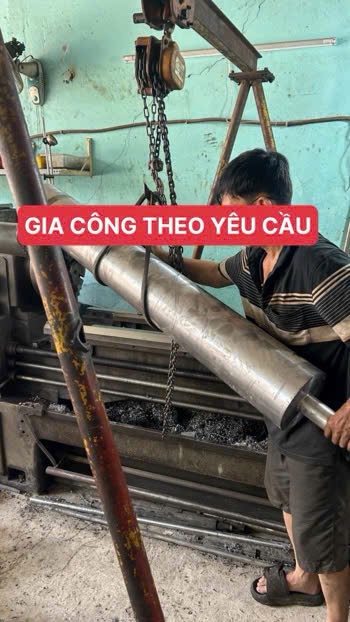 con lăn gia công theo yêu cầu dài 1500mm KCN trà nóc